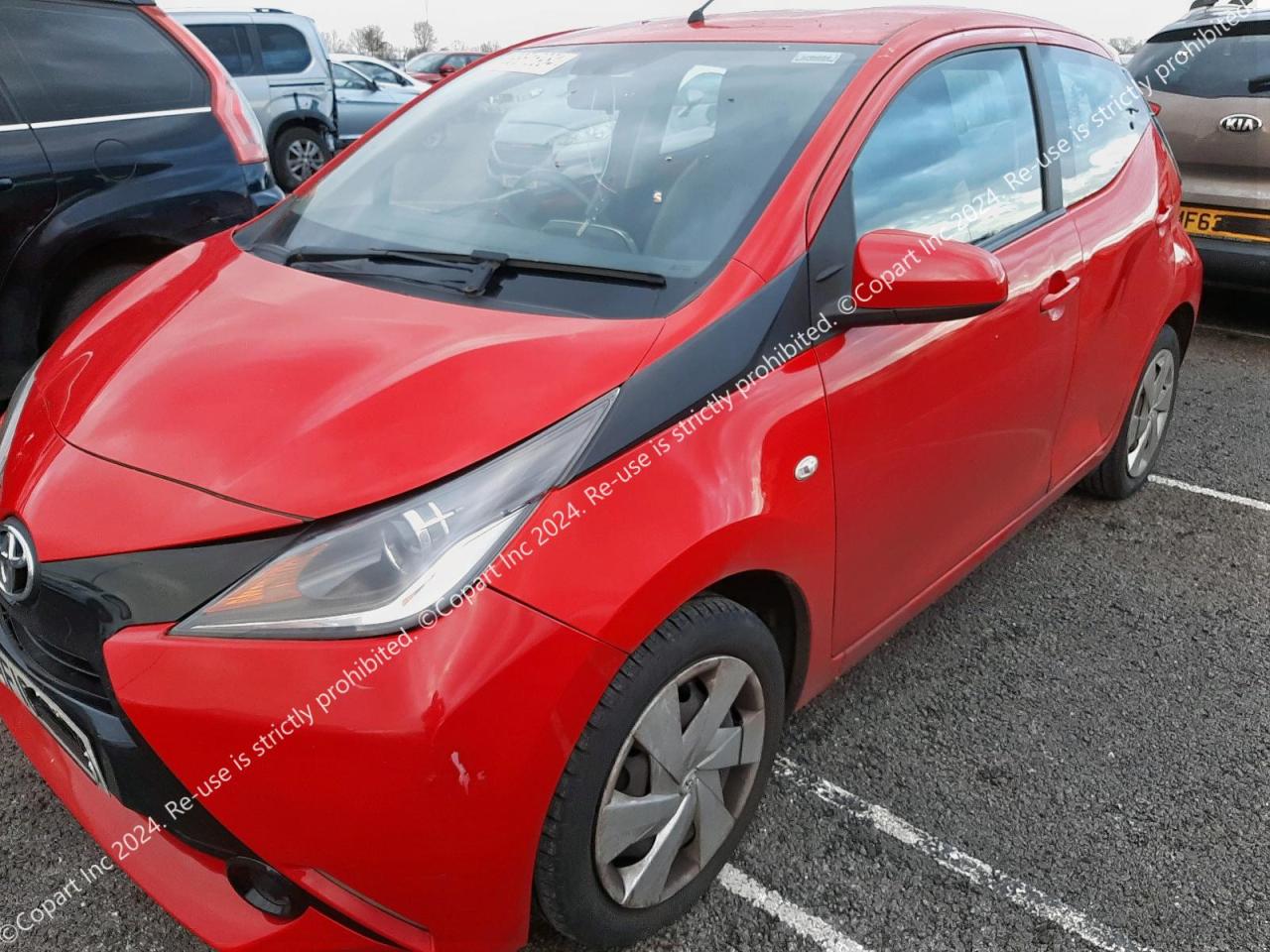 TOYOTA AYGO X-PLA 2016. Lot# 38515984. VIN JTDKGNEC90N155332. Photo 1